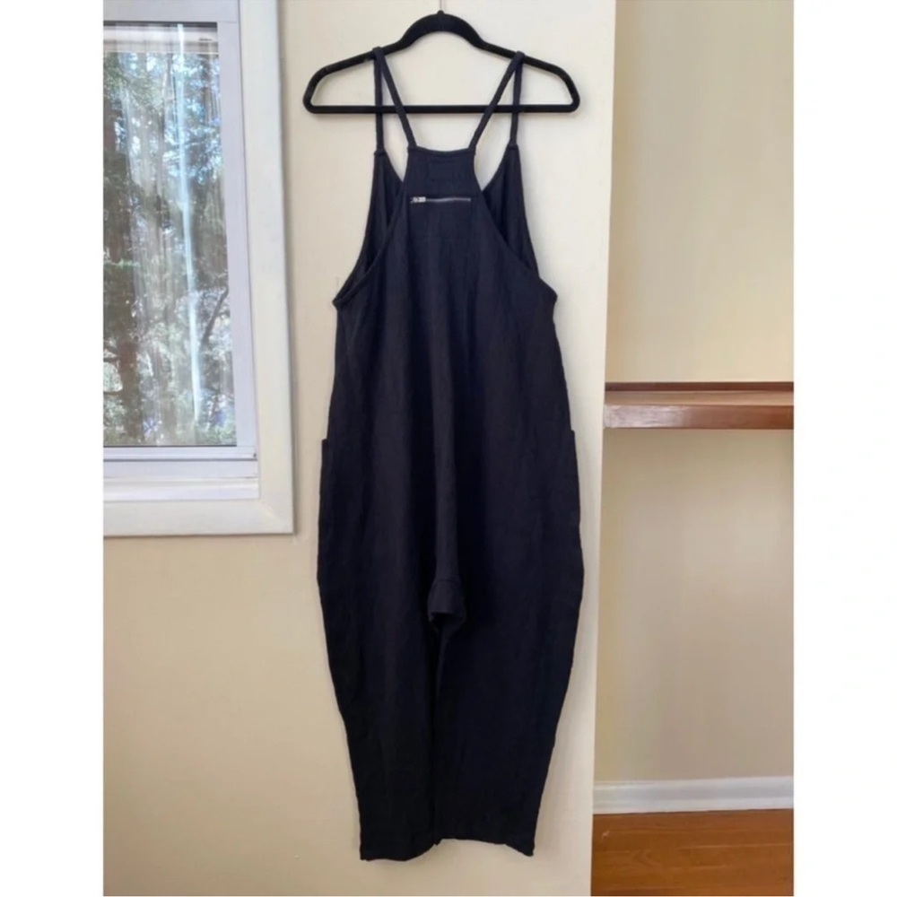 Free People Movement Hot Shot Onesie Cable Knit Black Large - Picture 6 of 9